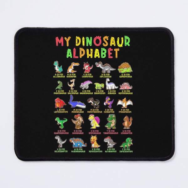Item preview, Types Of Dinosaurs Alphabet Dino Identification designed and sold by pinkard.