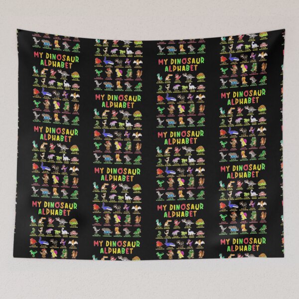 Item preview, Types Of Dinosaurs Alphabet Dino Identification designed and sold by pinkard.