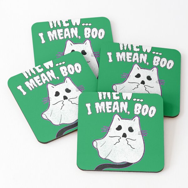 Item preview, Ghost Cat--Mew I Mean, Boo Halloween designed and sold by Holiday-Art.