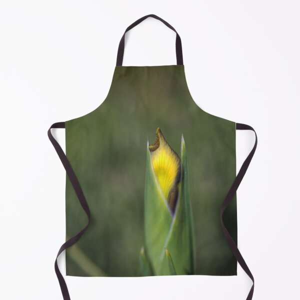 Item preview, Iris Bud Yellow With Purple designed and sold by Joy Watson - Natural Light Photography .
