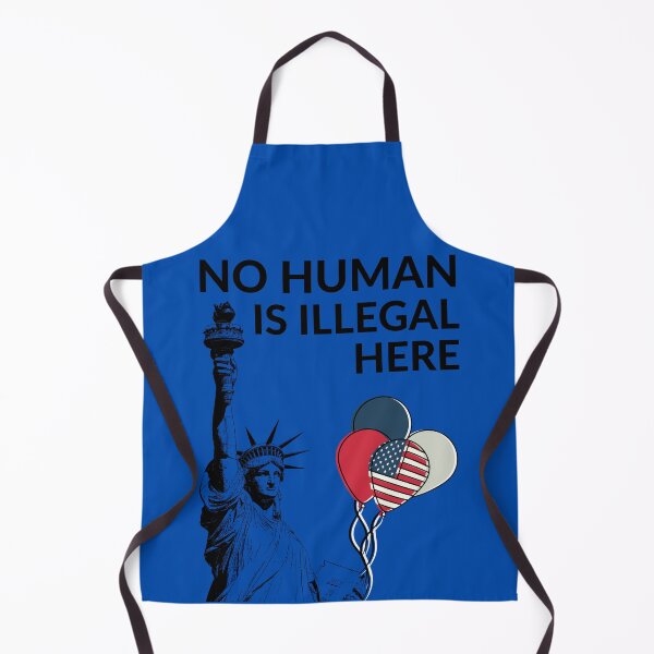 Item preview, No Human Is Illegal Here (On Stolen Land) designed and sold by Coralgb.
