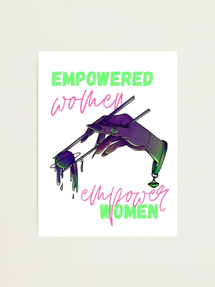 Empowered Women Empower Women Vaporwave Alien Goddess Illustration  Photographic Print for Sale by MiaDelelai