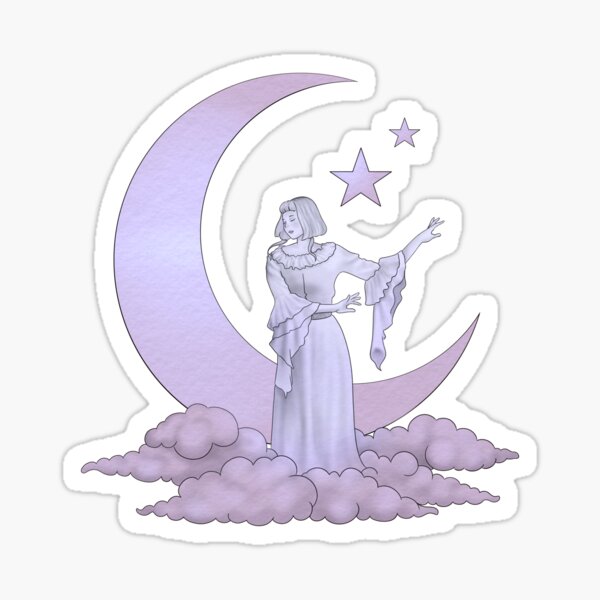 Item preview, Aurora Aksnes Moon Purple designed and sold by Covancide.