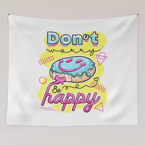 Item preview, Donut Worry Be Happy, Donut Worry, Donut, Worry designed and sold by graphic-genie.