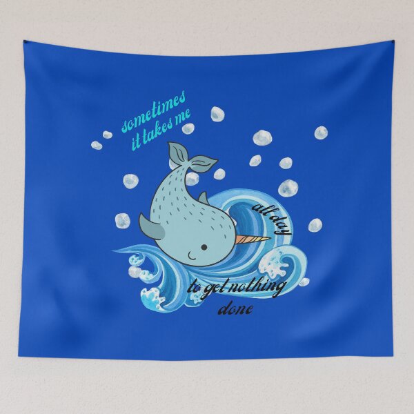 Item preview, Dolphin - Sometimes It Takes Me All Day To Get Nothing Done designed and sold by OMdesign10.