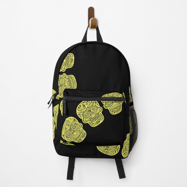 Item preview, Halloween Skull Circle - Yellow Black designed and sold by Chubuter.