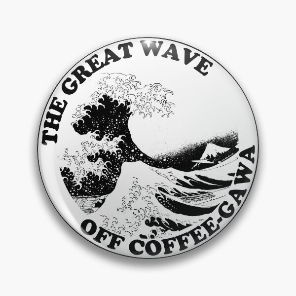 Item preview, The Great Wave Off Coffeegawa, Coffee Wave, Black designed and sold by anghelapparel.