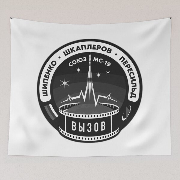 Item preview, Soyuz MS-19 mission patch - Союз МС-19 designed and sold by trendistudio.