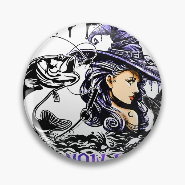 Item preview, My Broom Broke So Now I Go Fishing Halloween Witch Cat designed and sold by Michaelmansr572.