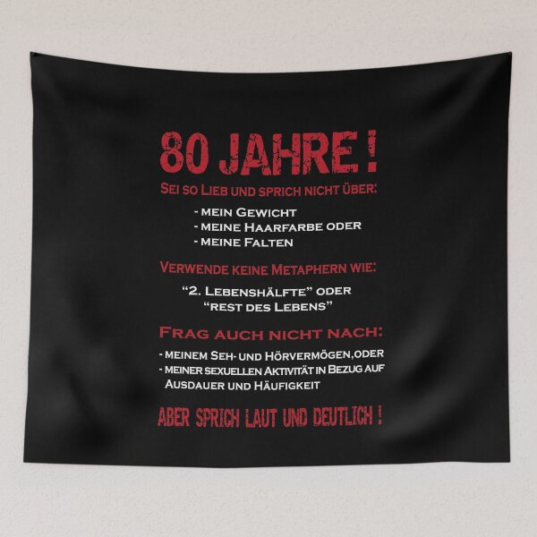 Artikelvorschau, 80 Jahre -Alt werden mit Humor -Jubileum entworfen und verkauft von Shirt-Designs.