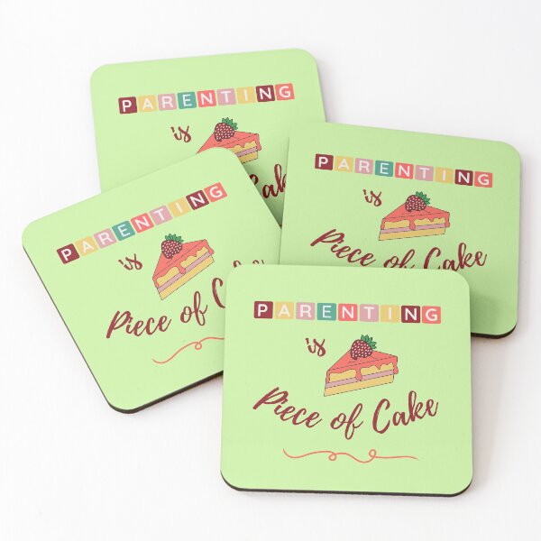 Item preview,  Parenting is Piece of Cake designed and sold by DoherDesigns.