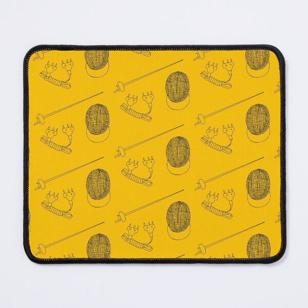 Item preview, Epee Fencing pattern in Yellow designed and sold by Kat Iti.
