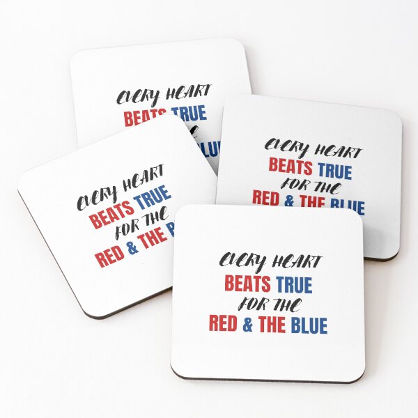Item preview, EVERY HEART BEATS TRUE FOR THE RED & THE BLUE - DEMONS 2021 designed and sold by ijdesigns.