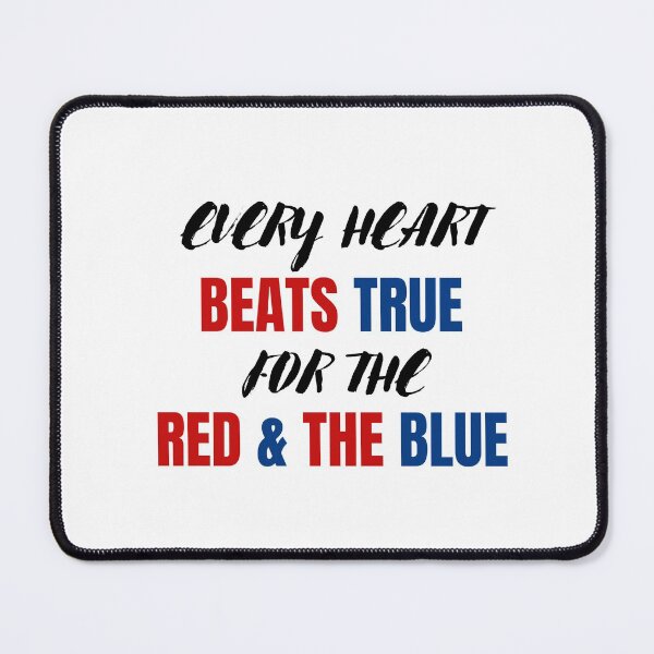 Item preview, EVERY HEART BEATS TRUE FOR THE RED & THE BLUE - DEMONS 2021 designed and sold by ijdesigns.