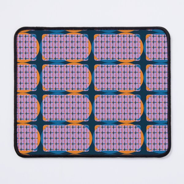 Item preview, Geometric Patterns Orange And Blue designed and sold by ClassyPatterns.