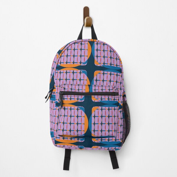 Item preview, Geometric Patterns Orange And Blue designed and sold by ClassyPatterns.