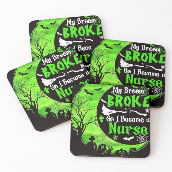 Item preview, My Broom Broke So I Became A Nurse Halloween designed and sold by JonathanJeffrey.