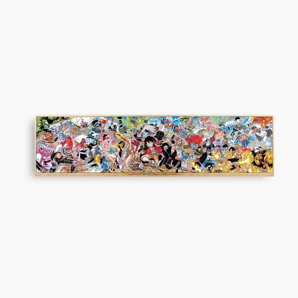 One Piece 50 Character Celebrates 100 Volumes Impression sur toile