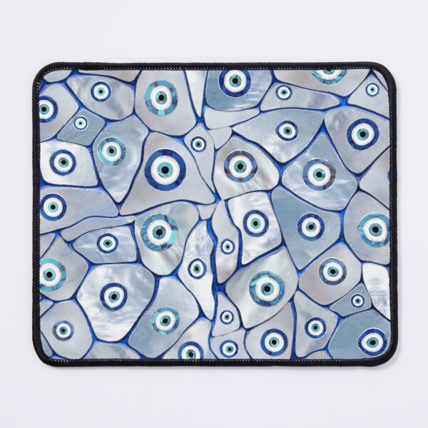 Item preview, Mother of pearl Evil Eye Pattern designed and sold by k9printart.
