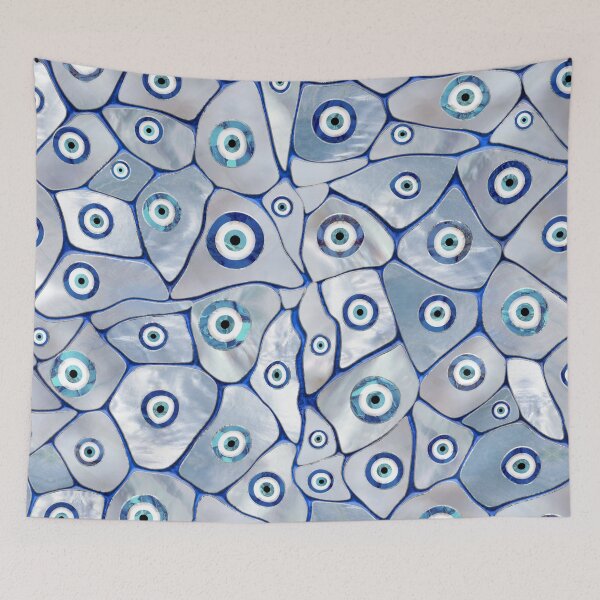 Item preview, Mother of pearl Evil Eye Pattern designed and sold by k9printart.