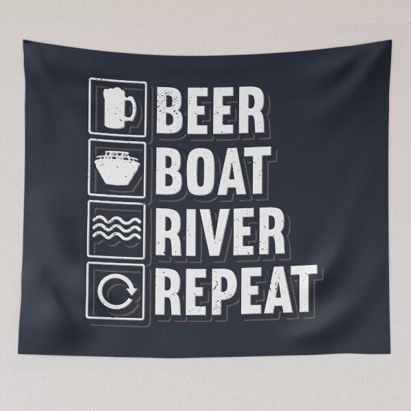 Item preview, Boating and Drinking Beer designed and sold by Bricke.