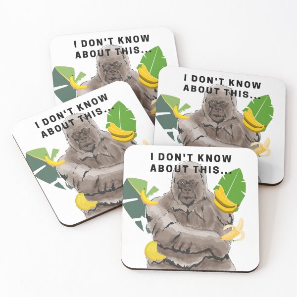Item preview, Unsure Gorilla - I don't know about this designed and sold by BunnyBizarre.