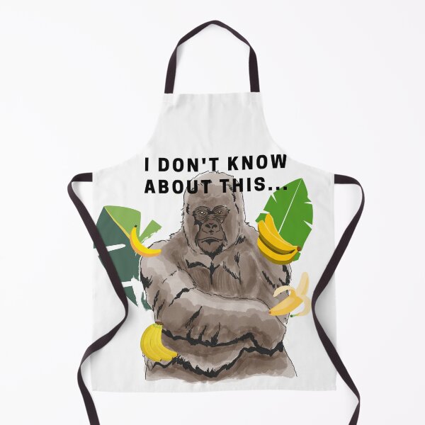 Artikelvorschau, Unsicherer Gorilla - ich weiß nichts davon entworfen und verkauft von BunnyBizarre.