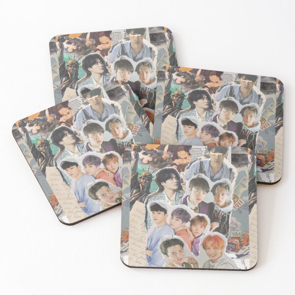 Item preview, exo cute aesthetic collage print designed and sold by princehxns.