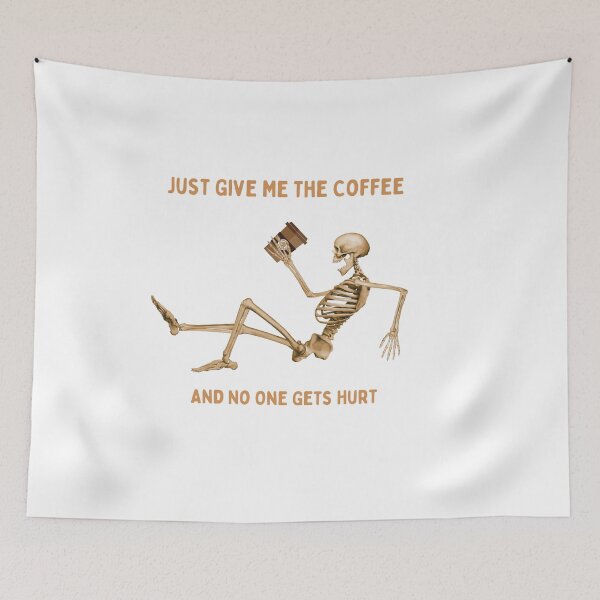 Item preview, Just Give Me The Coffee And No One Gets Hurt designed and sold by MYNTLYF.
