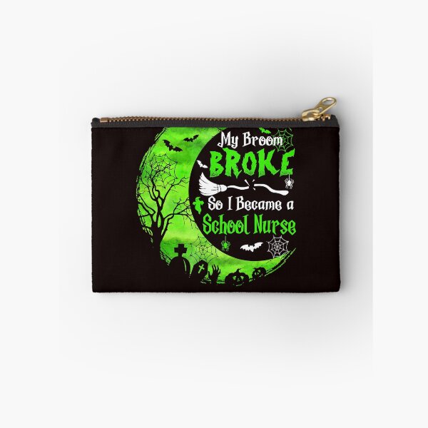 Item preview, My Broom Broke So I Became A School Nurse CNA Halloween designed and sold by JonathanJeffrey.