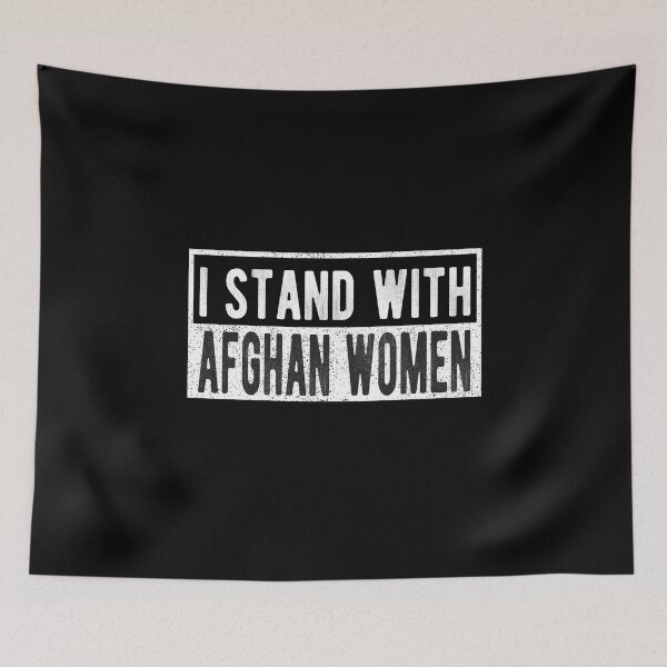 Item preview, Vintage I stand with Afghan Women designed and sold by lolquotes.