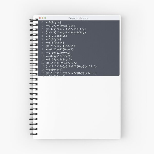 Item preview, . Desmos language Hello World program sample in editor window designed and sold by IuriiVlasenko.