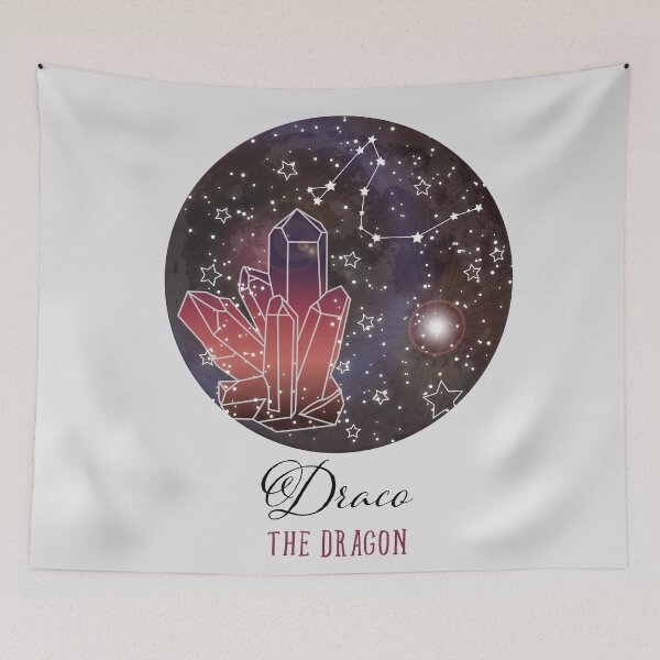 Item preview, Draco Constellation Astronomy print Astronomy poster Constellation art Dragon art Astronomy gifts fo her Science gifts for him designed and sold by GalleryArtField.