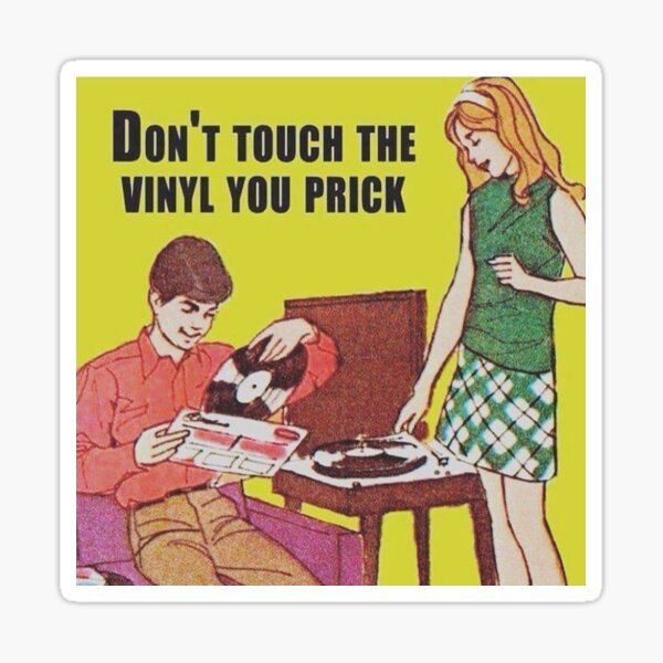 Ne touchez pas le vinyle Sticker