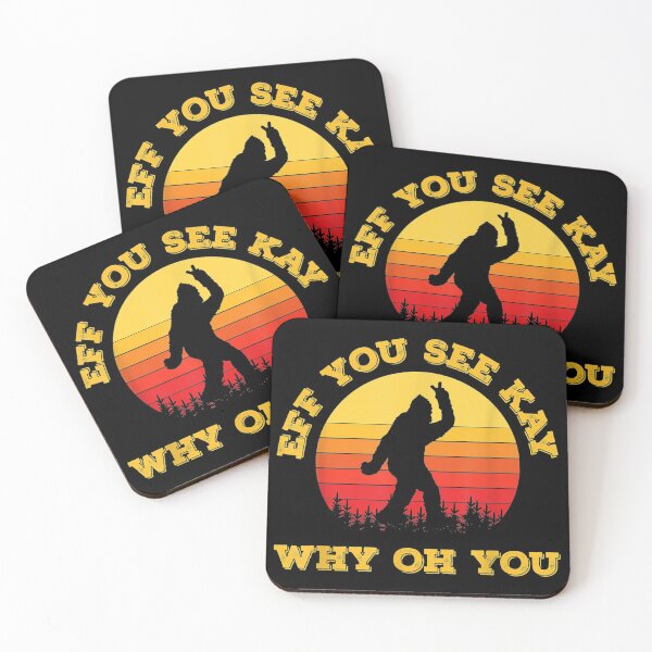 Item preview, EFF You See Kay Why Oh You Elephant Yoga Vintage designed and sold by Larslundberg.