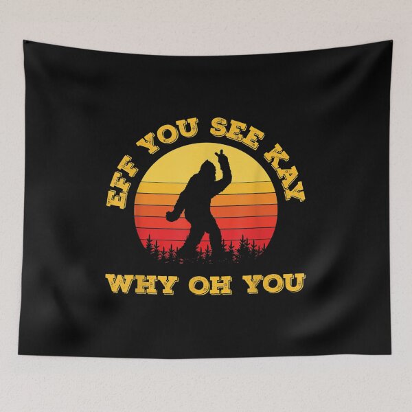 Item preview, EFF You See Kay Why Oh You Elephant Yoga Vintage designed and sold by Larslundberg.