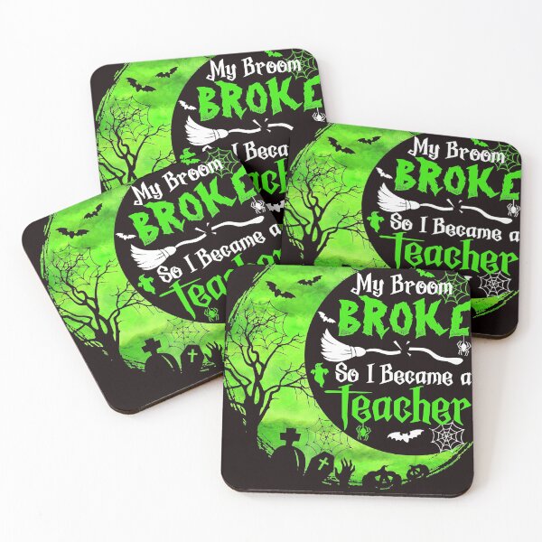 Item preview, My Broom Broke So I Became A Teacher Halloween Costume designed and sold by JonathanJeffrey.