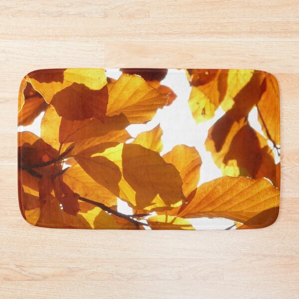 Item preview, Autumn fall brown orange yellow themed garden leaves  designed and sold by TheSeasonalYard.