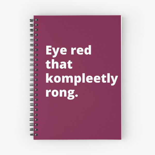 Item preview, Bad English Spelling - spelling fun designed and sold by CCC2021.