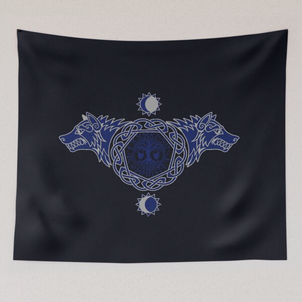 Item preview, Skol and Hati (blue) designed and sold by Yggdrasil-Com.