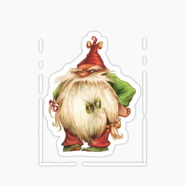 Grumpy Gnome Sticker
