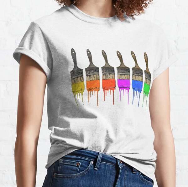 Painted Brushes Classic T-Shirt