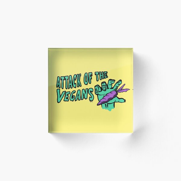 Item preview, Attack of the Vegans Halloween designed and sold by ShineCreative.