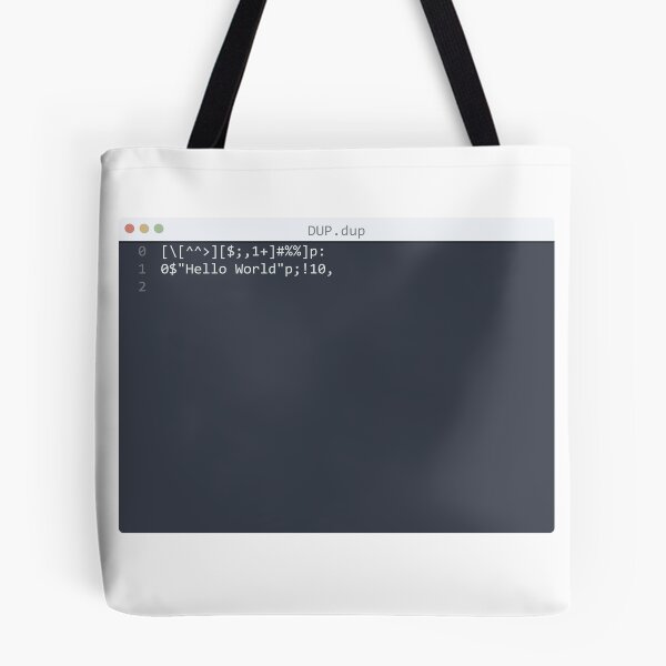 Item preview, . DUP language Hello World program sample in editor window designed and sold by IuriiVlasenko.