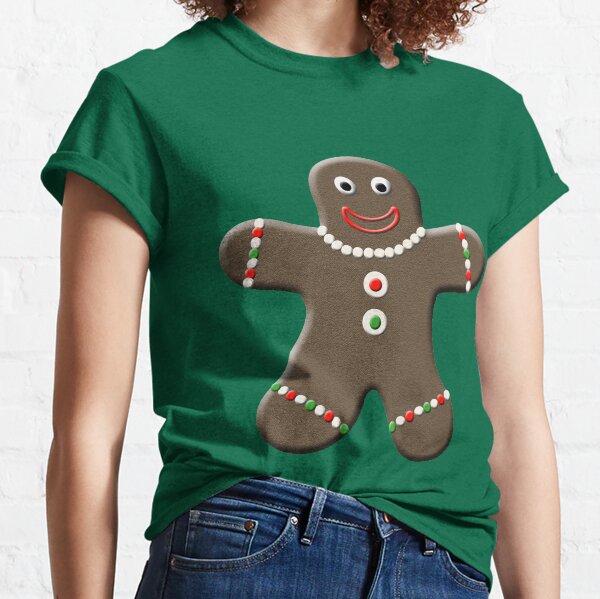 Cute Gingerbread Man Classic T-Shirt