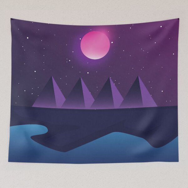 Item preview, Landscape Synthwave designed and sold by ChicagoDixon.