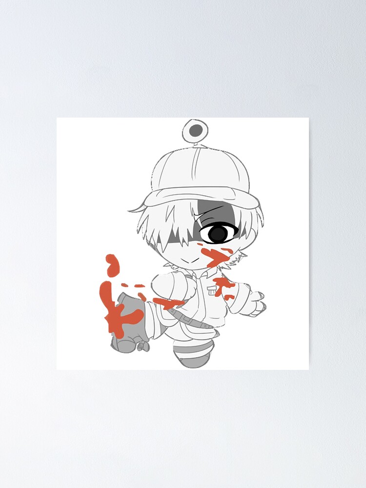 Hataraku Saibou Cells at Work - White Blood Cell  Poster for Sale by  CherylKato