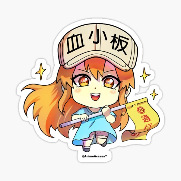 Hataraku Saibou Family - New character from the app game. #Osteoblast The  app only have Japan's server. It really cute.