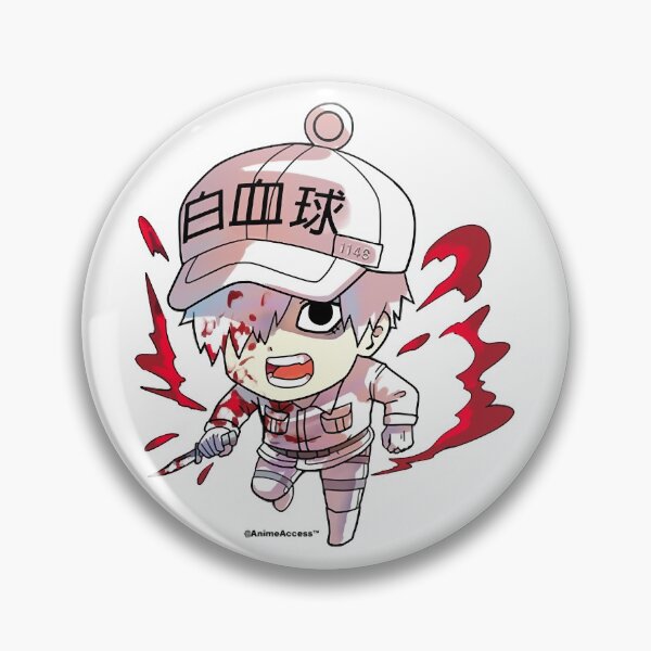 Item preview, Hataraku Saibou Cells at Work - White Blood Cell  designed and sold by CherylKato.