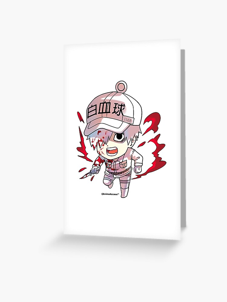 Hataraku Saibou Cells at Work - White Blood Cell  Poster for Sale by  CherylKato